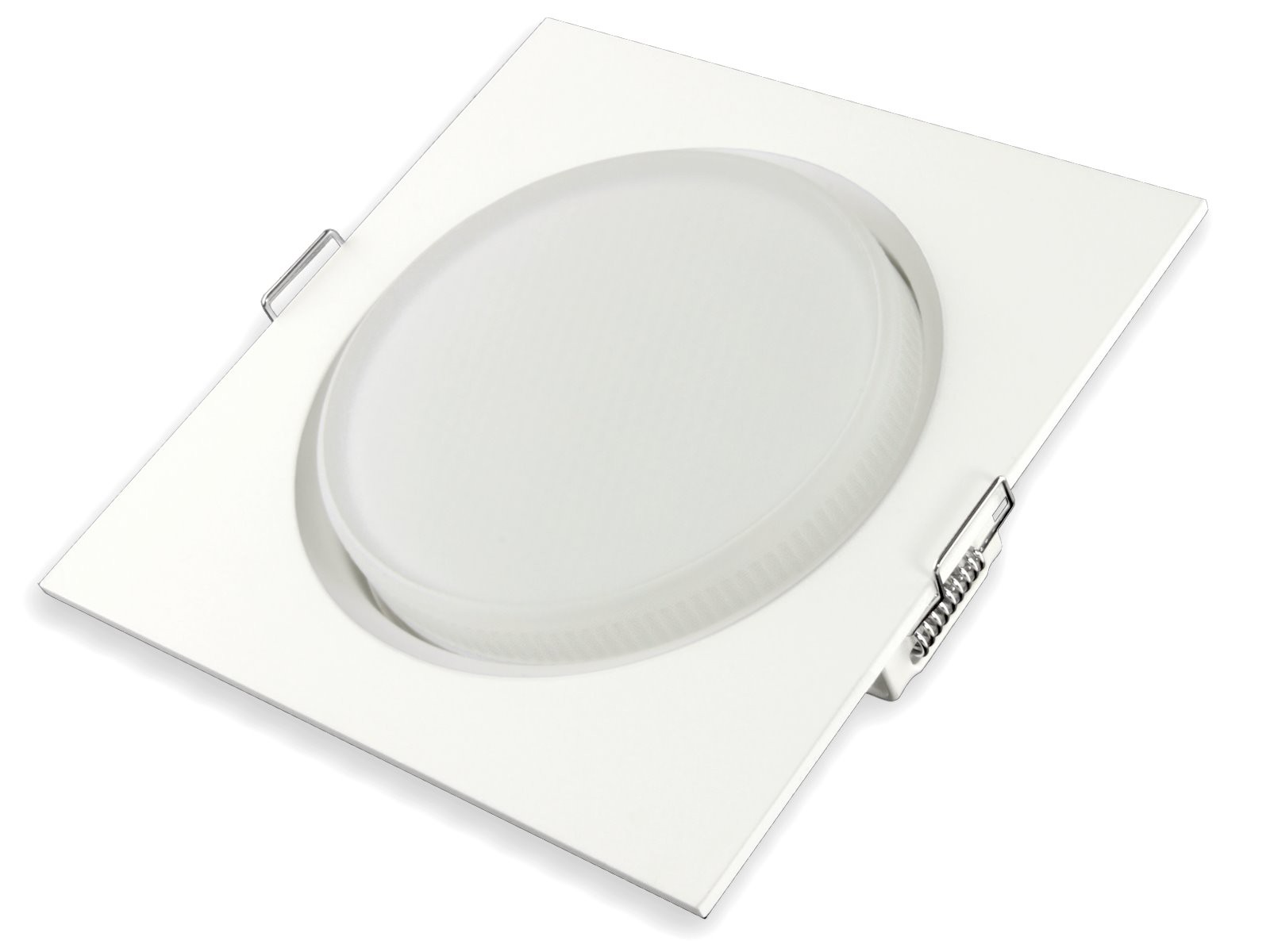 Rx 4 led einbauleuchte einbaustrahler weiß quadratisch geringe einbautiefe gx53 35w